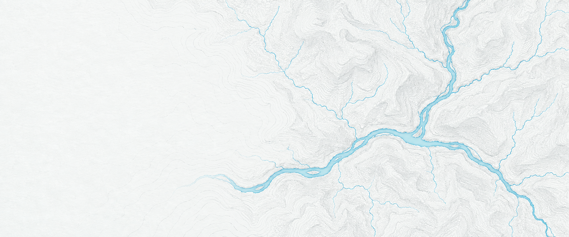 Illustrated cartographic portrait of Beaver Kill & Willowemoc