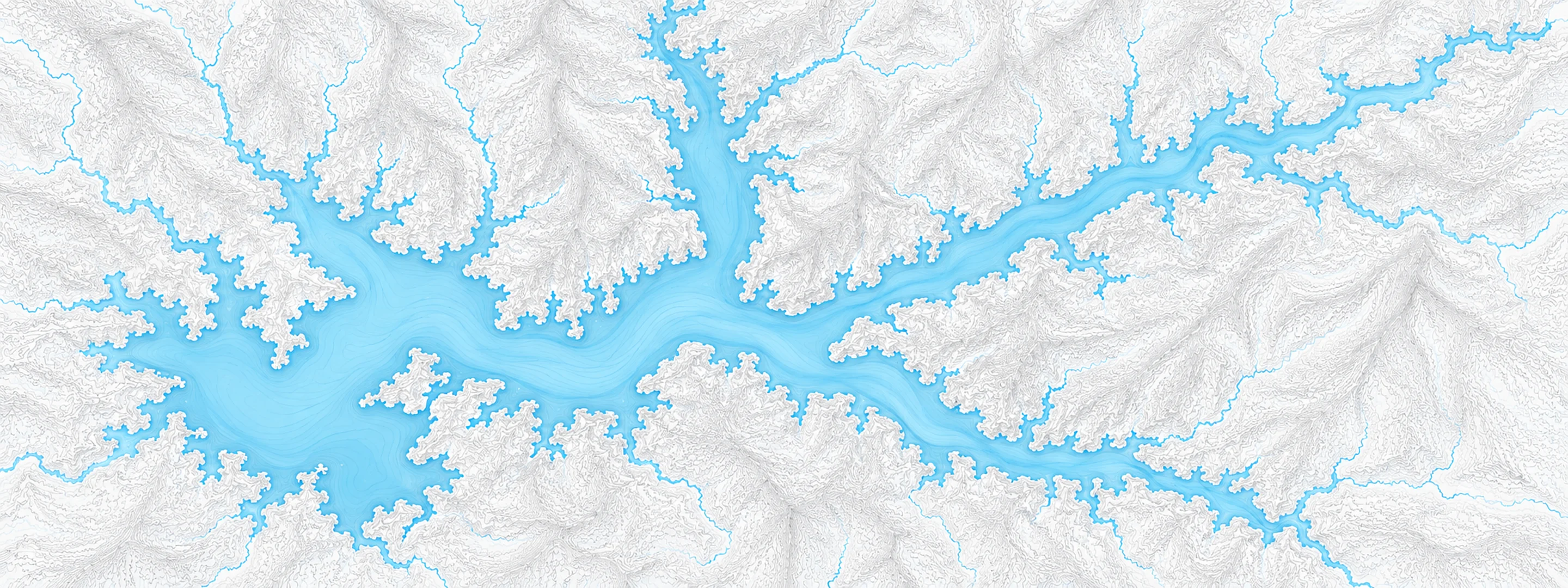 Illustrated map of Folsom Lake