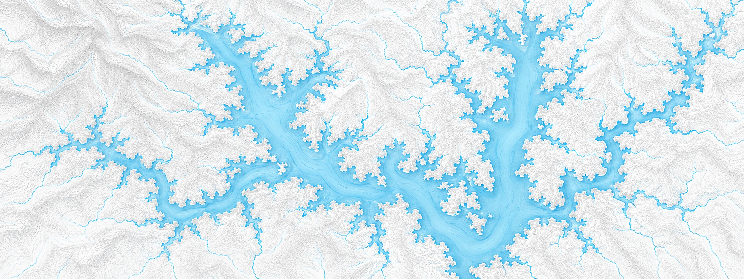 Illustrated map of Lake Keowee