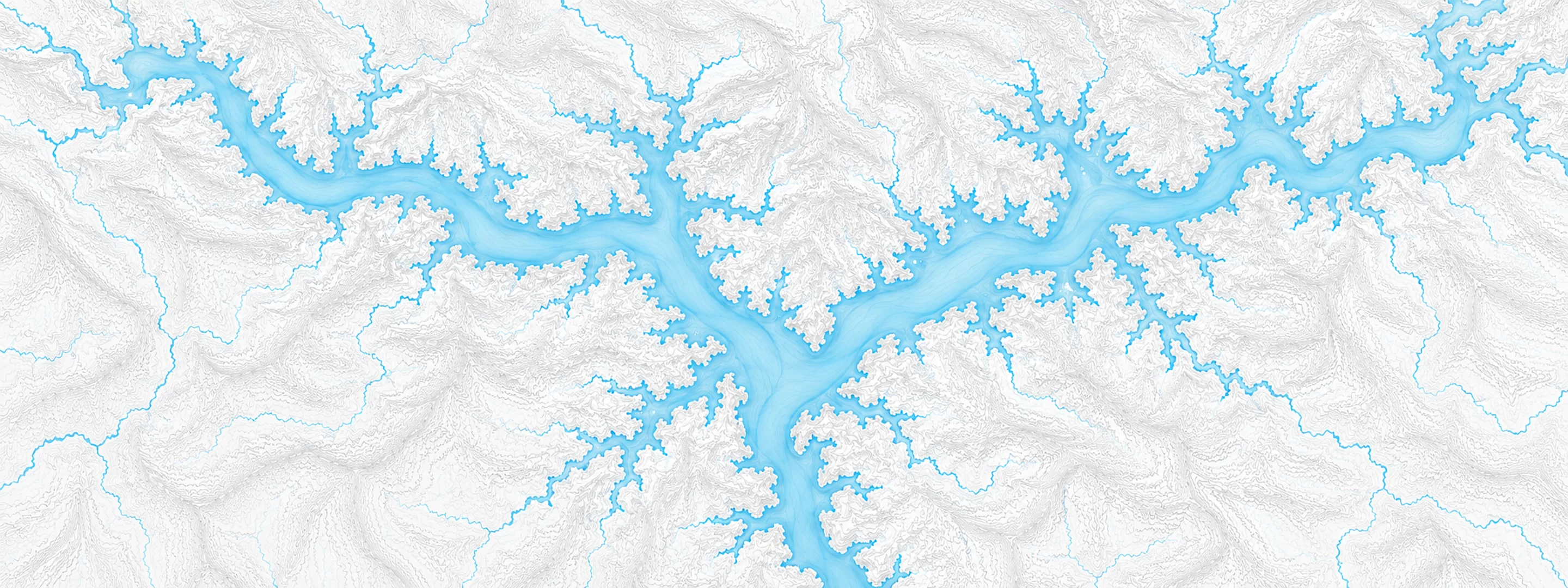 Illustrated map of Norris Lake