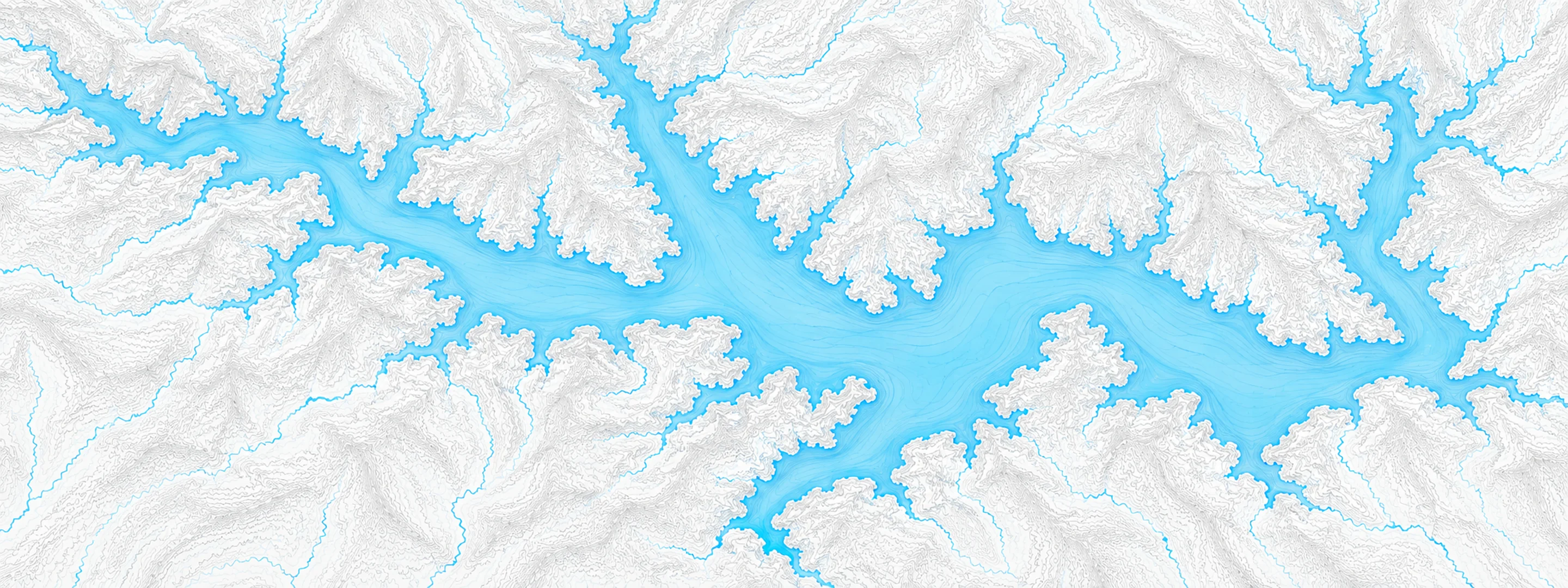 Illustrated map of Stockton Lake