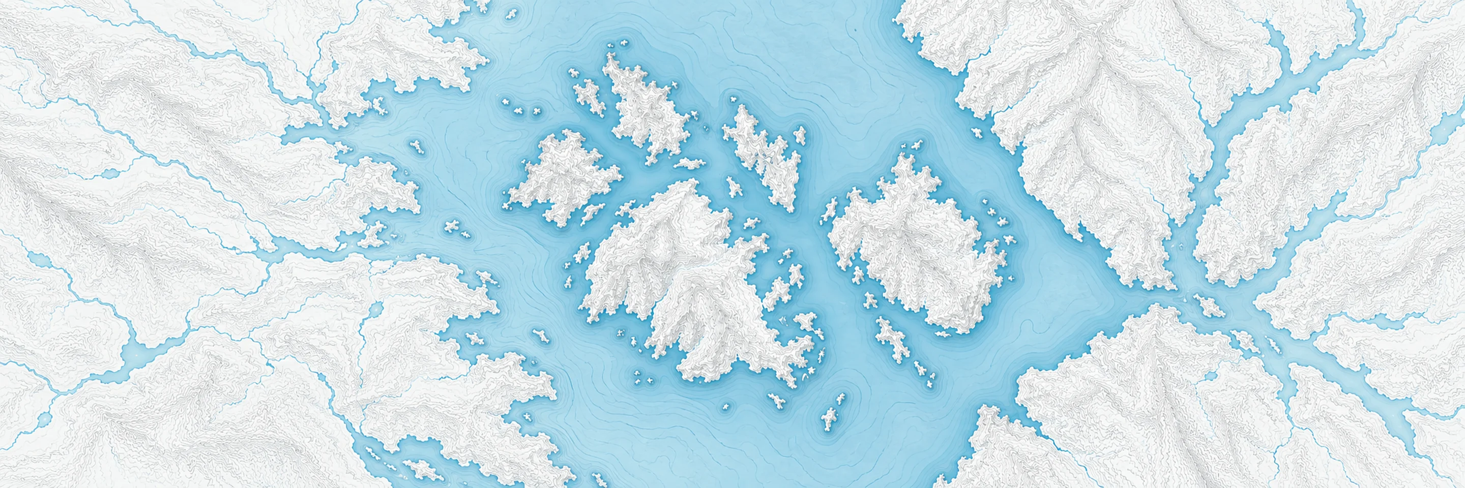 Illustrated map of Barren Islands East