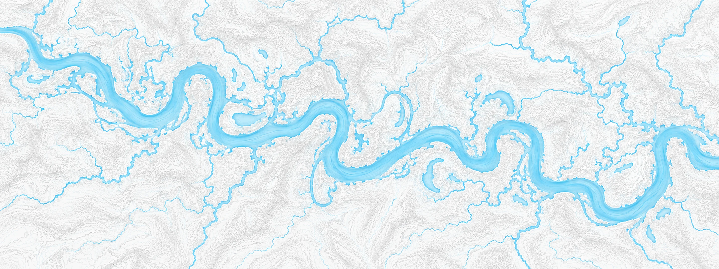 Illustrated map of Biloxi River