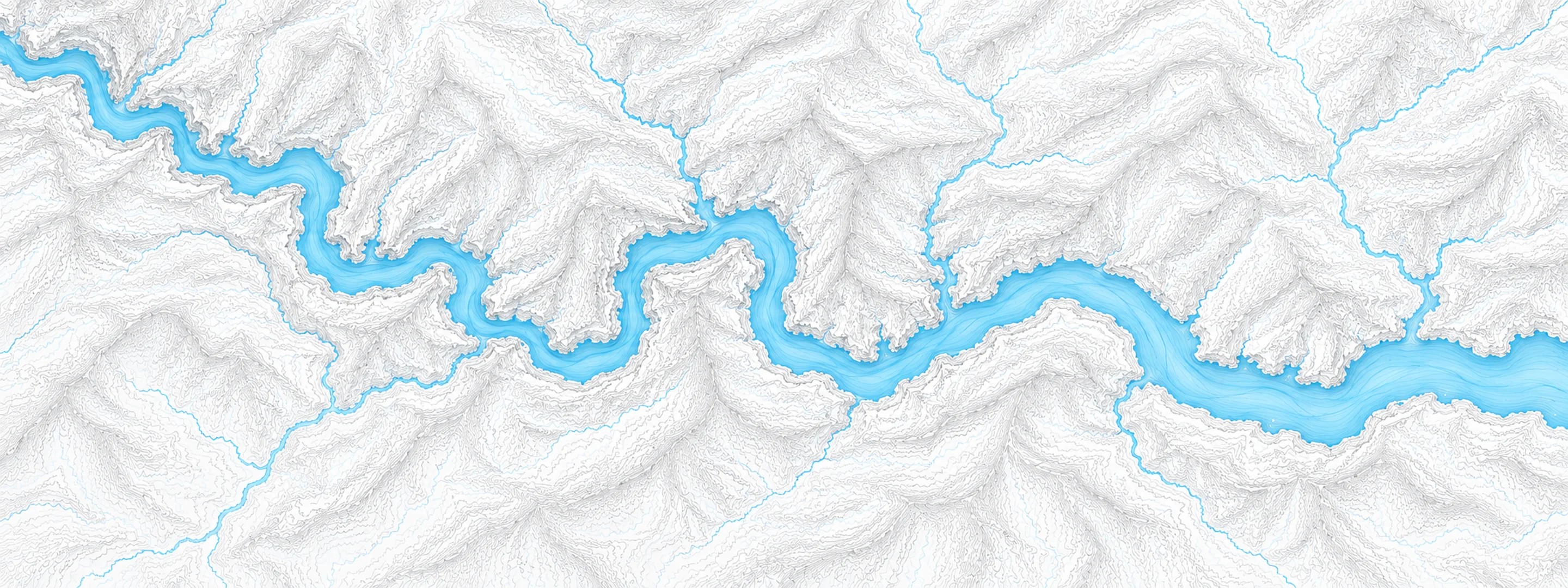 Illustrated map of Chattooga River (AL, GA)