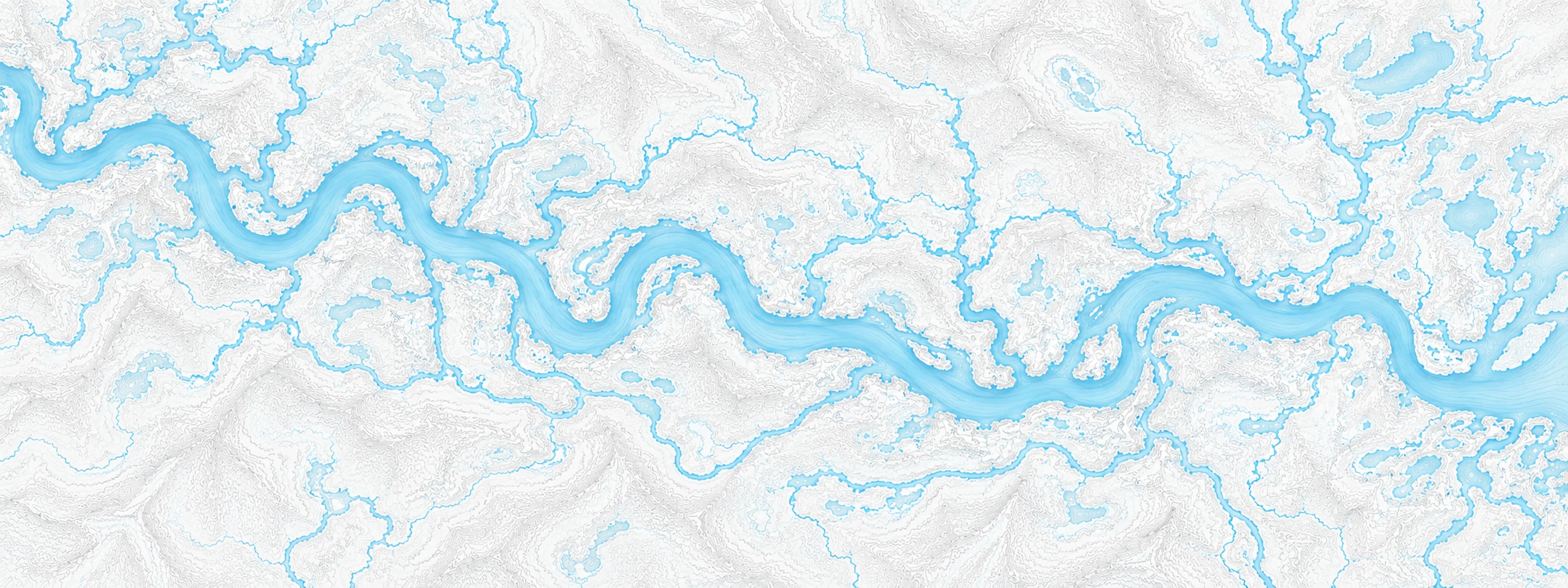 Illustrated map of Fisheating Creek