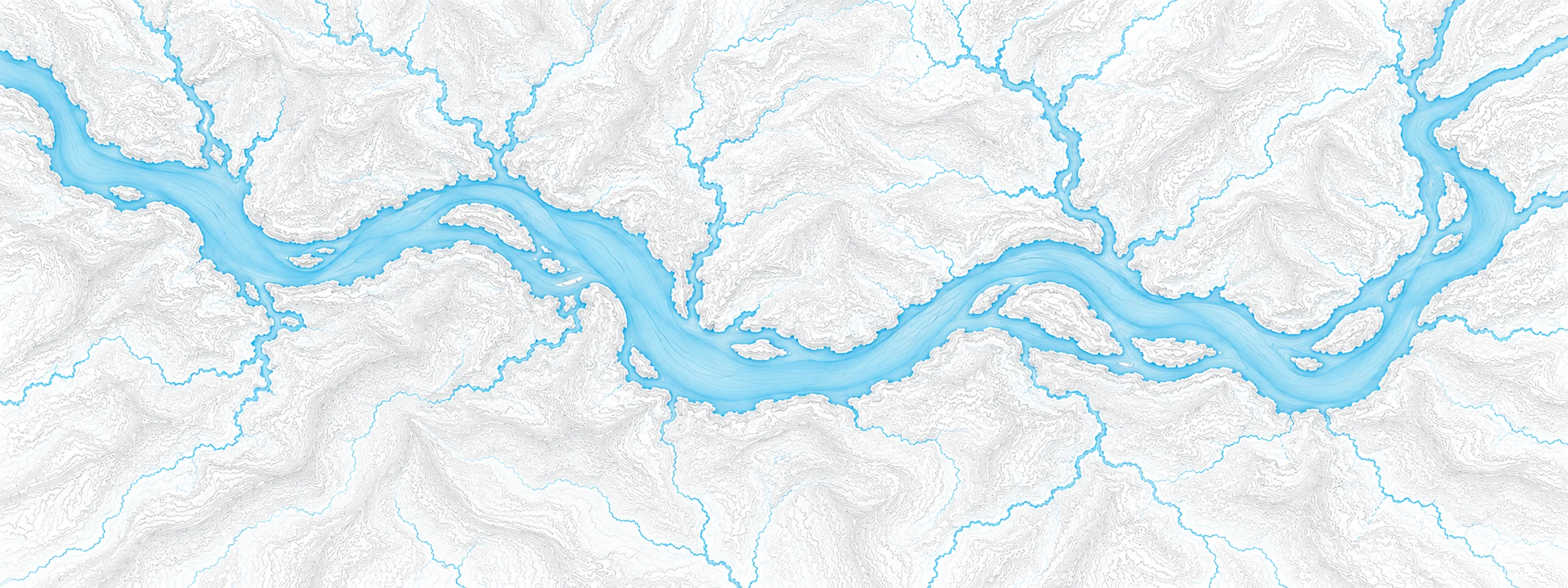 Illustrated map of Fox River (IL, WI)