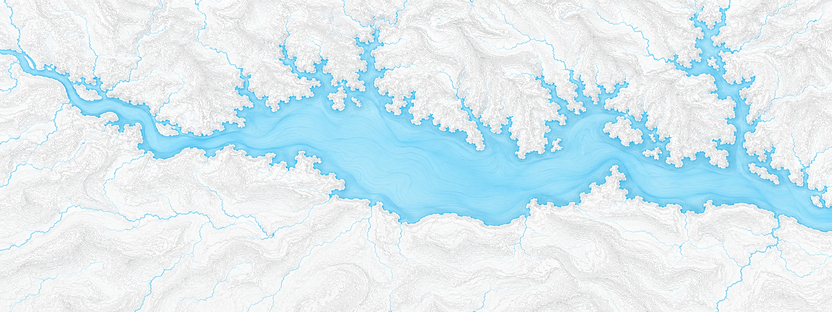 Illustrated map of Lake McConaughy