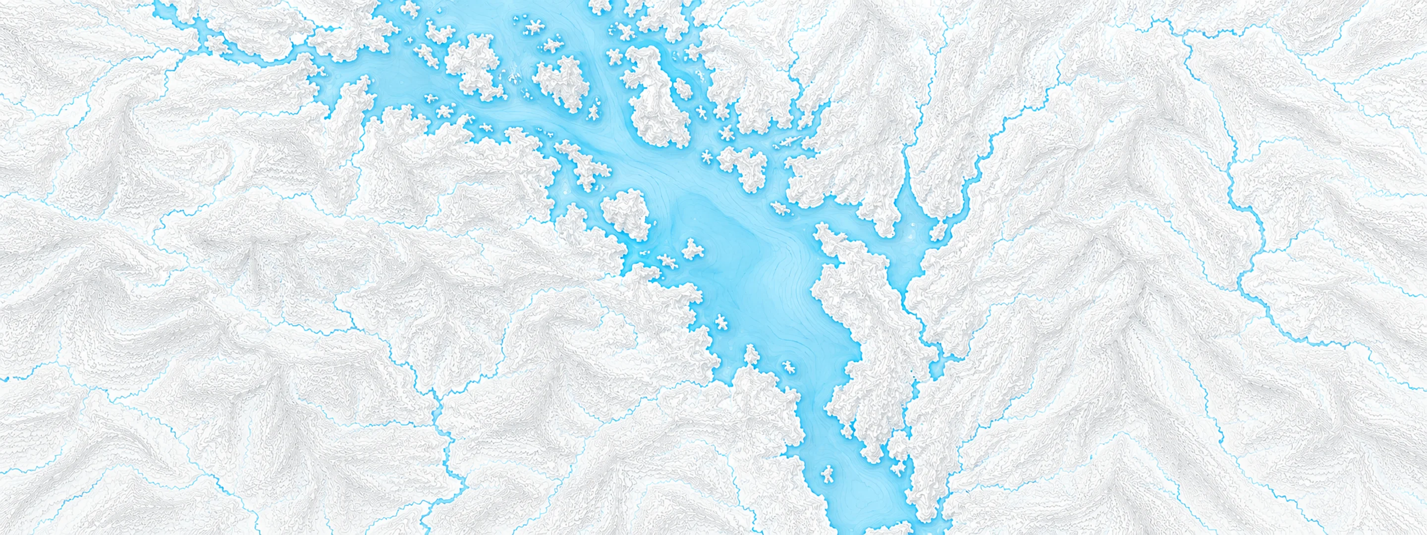 Illustrated map of Lake Champlain